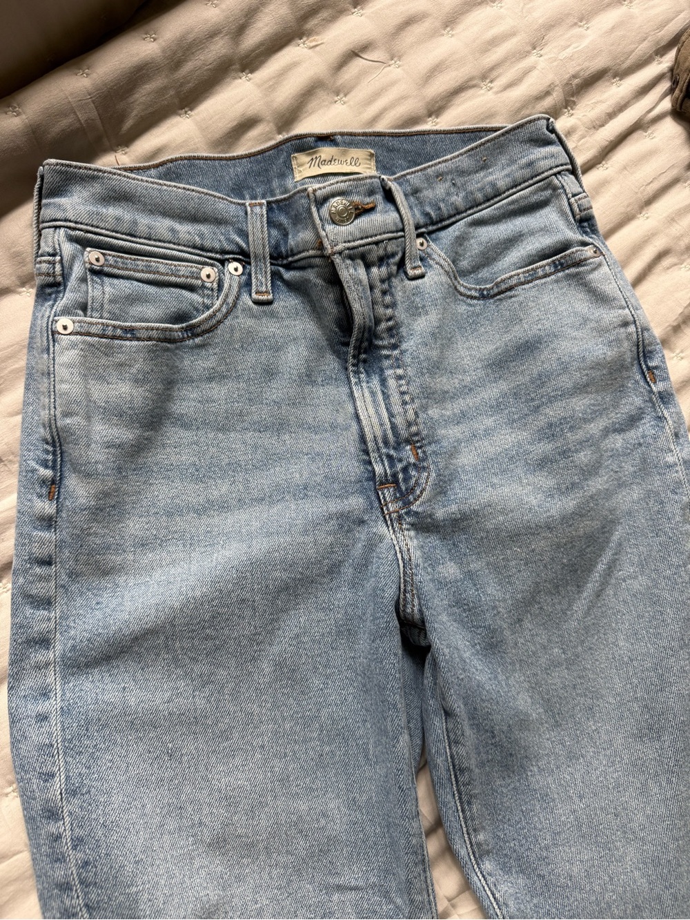 Madewell The Perfect Vintage Jean in Light Blue Denim